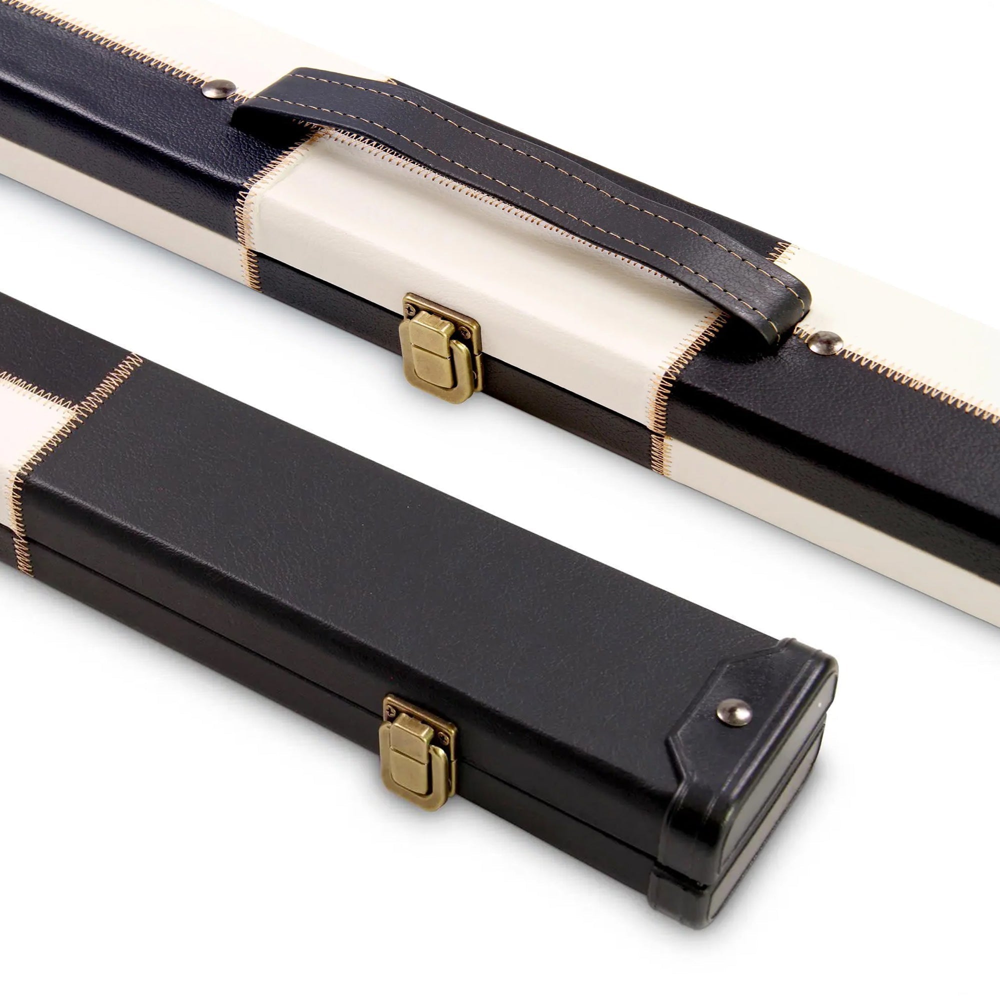 Deluxe chequered 1-piece cue case - 2 cues Cue + Case