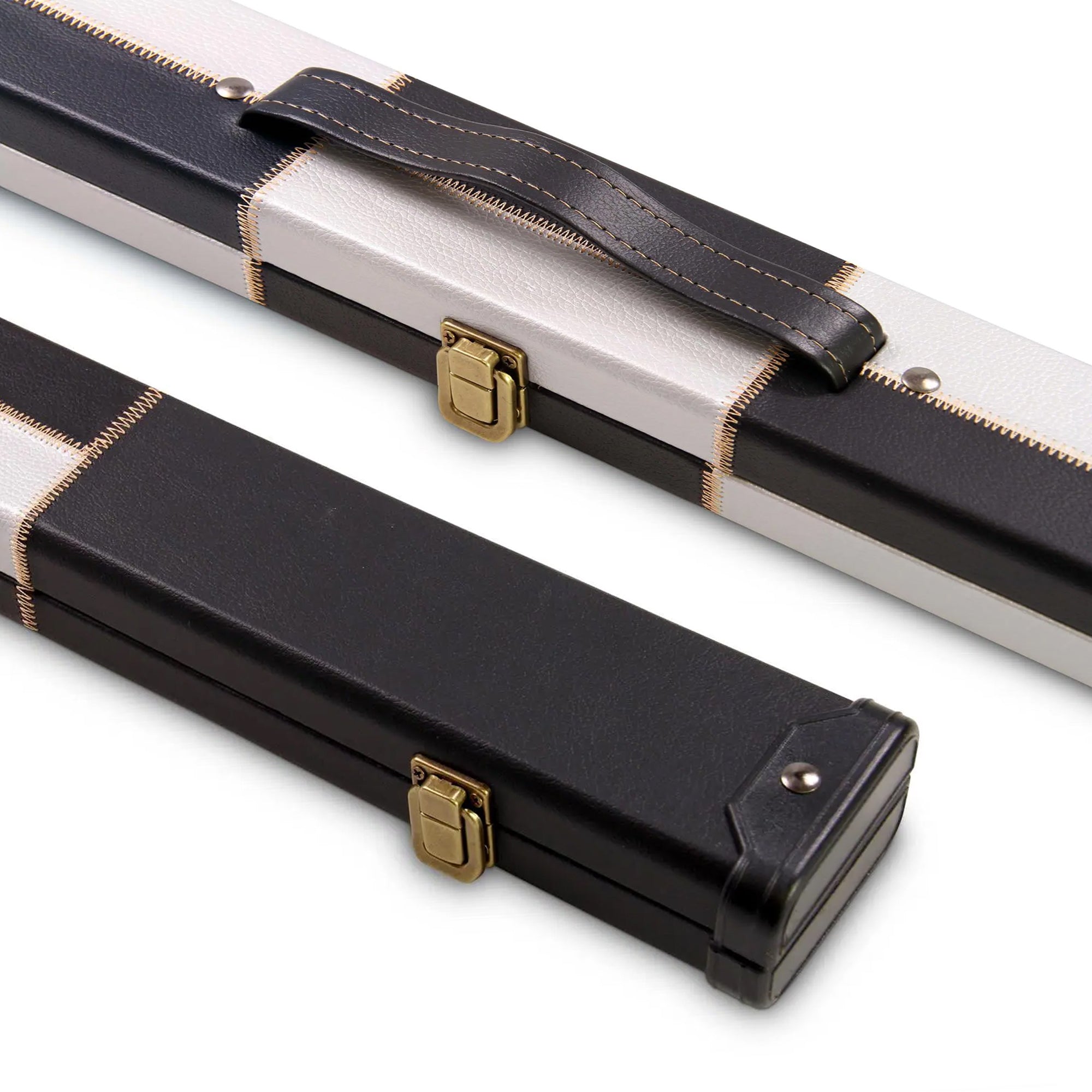 Deluxe chequered 1-piece cue case - 2 cues Cue + Case