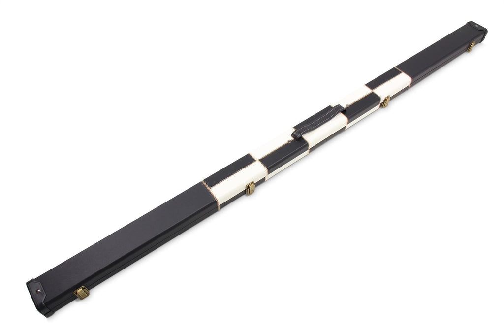 Deluxe chequered 1-piece cue case - 2 cues Cue + Case