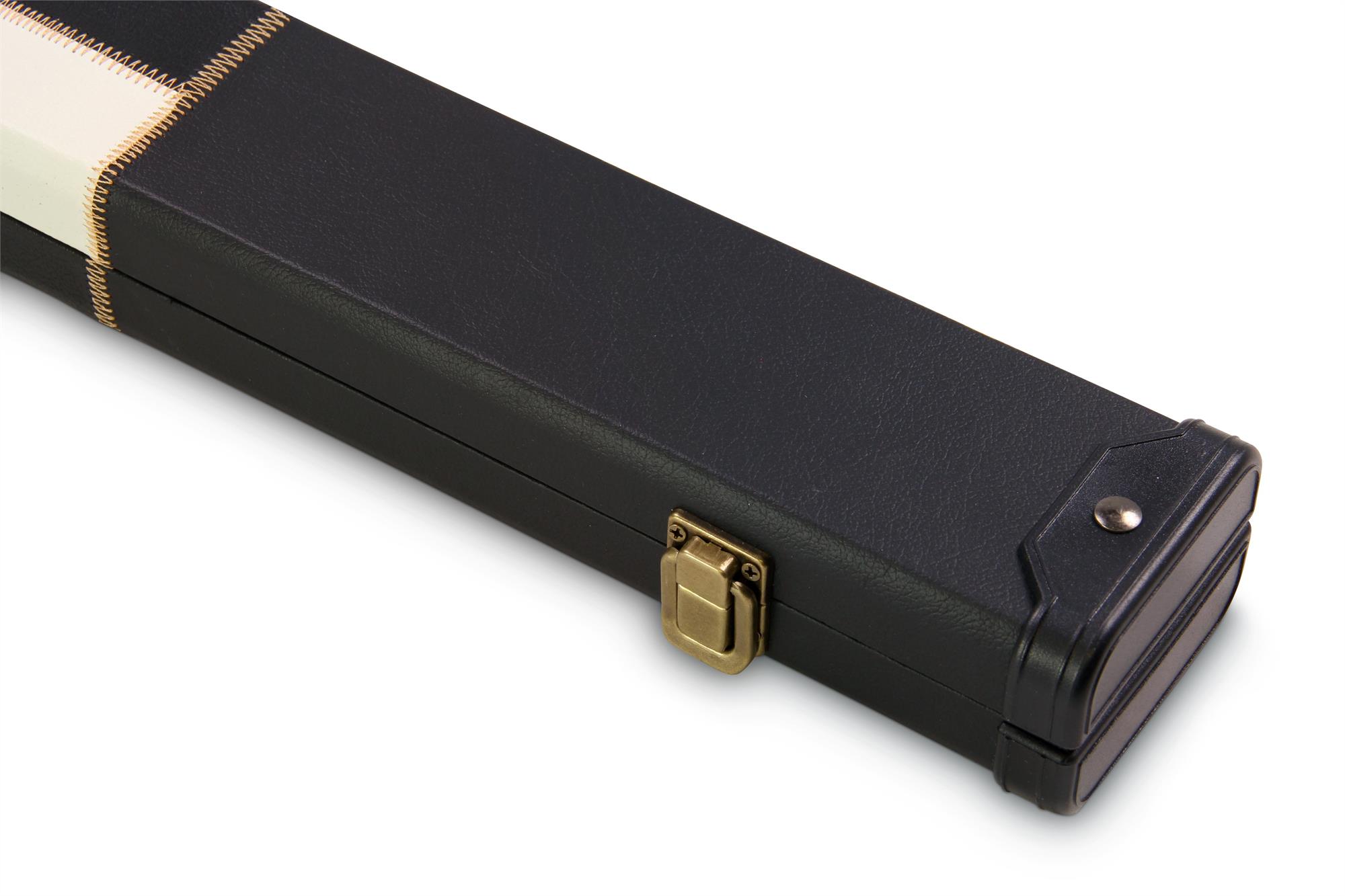 Deluxe chequered 1-piece cue case - 2 cues Cue + Case