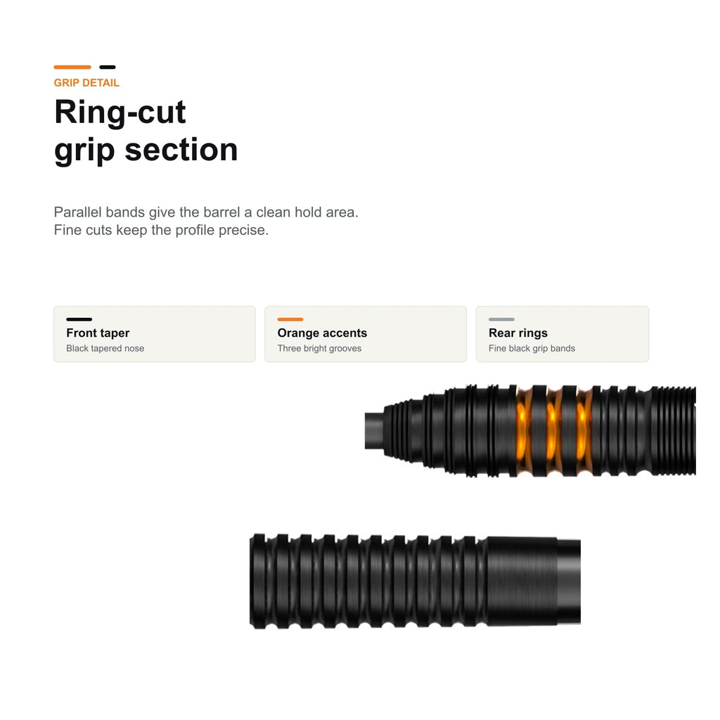 Bull's Dirk van Duijvenbode E2 90% ring-cut grip section