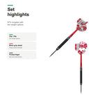 Bull's James Wilson Steel dart 97% Tungsten set highlights