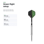 Bull's Kim Huybrechts 80% Plain green flight setup