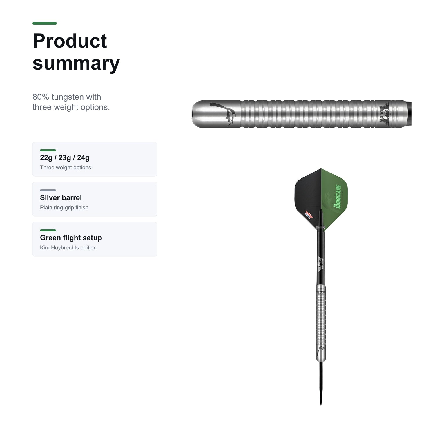 Bull's Kim Huybrechts 80% Plain product summary