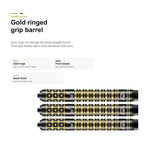 Bull's Kim Huybrechts 90% Black E2 gold ringed grip detail