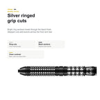 Bull's Luna Neoma 90% silver ringed grip detail
