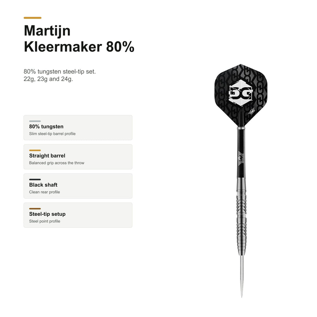 Bull's Martijn Kleermaker 80% darts product profile