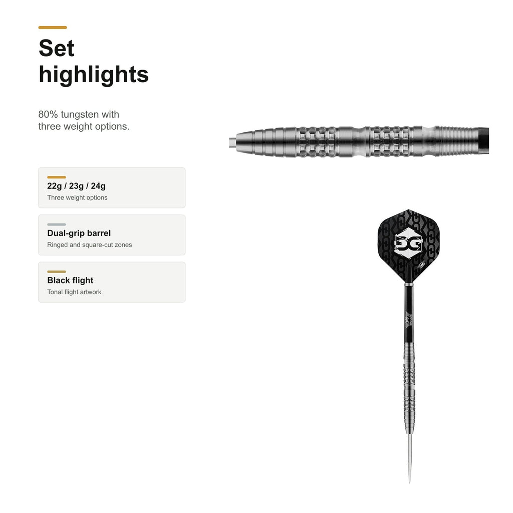 Bull's Martijn Kleermaker 80% darts set highlights