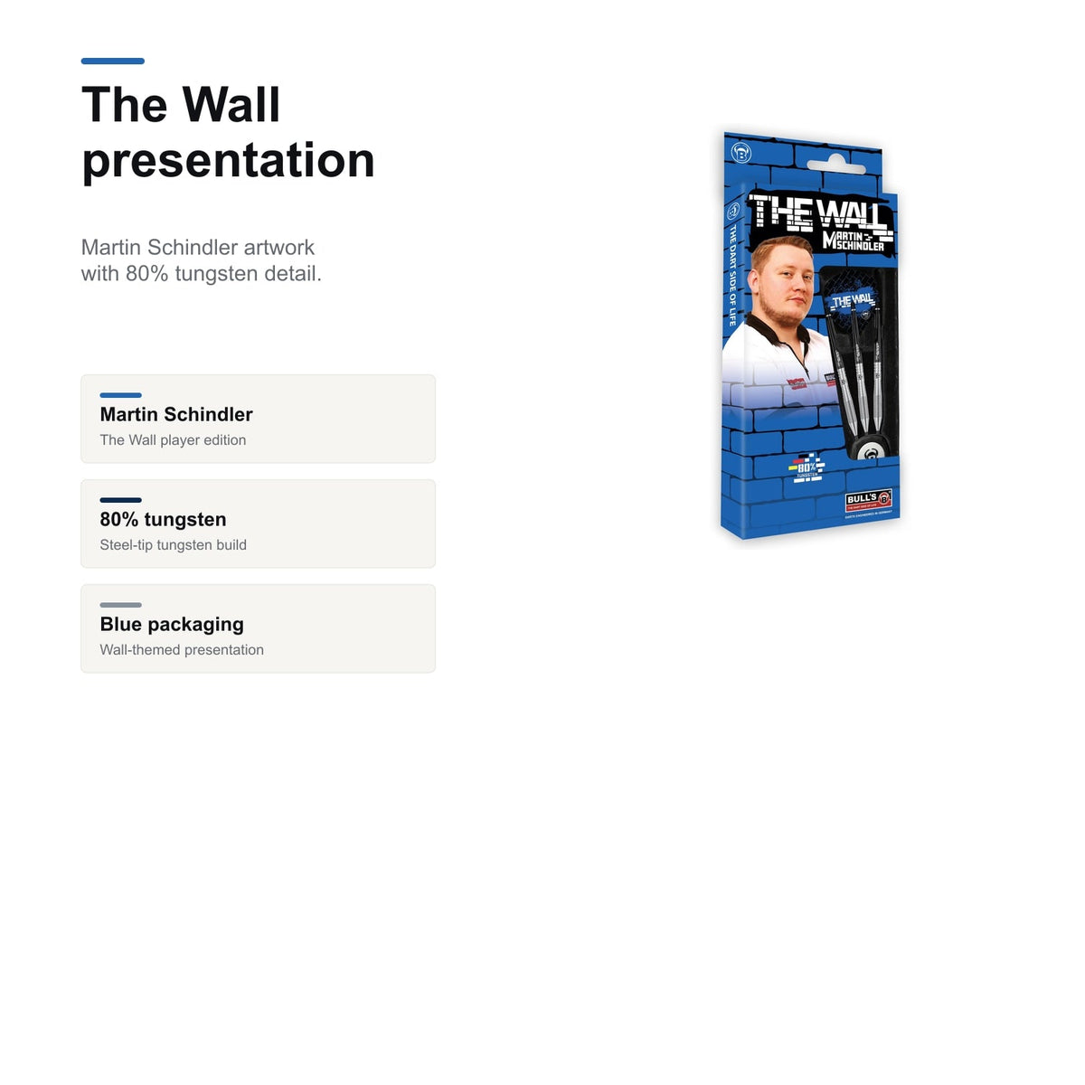 BULL'S Martin Schindler TW80 80% The Wall presentation image