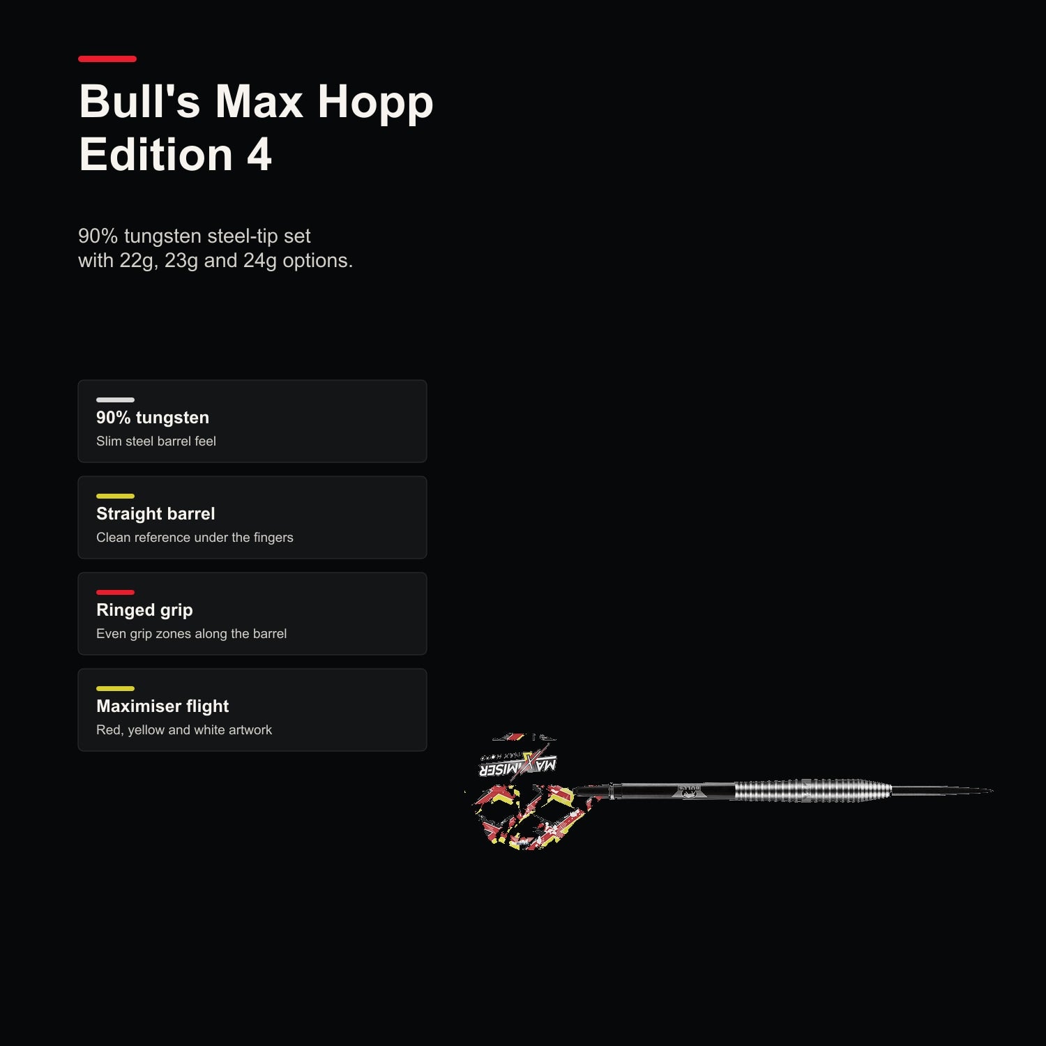 Bull's Max Hopp 90% Edition 4 darts product profile