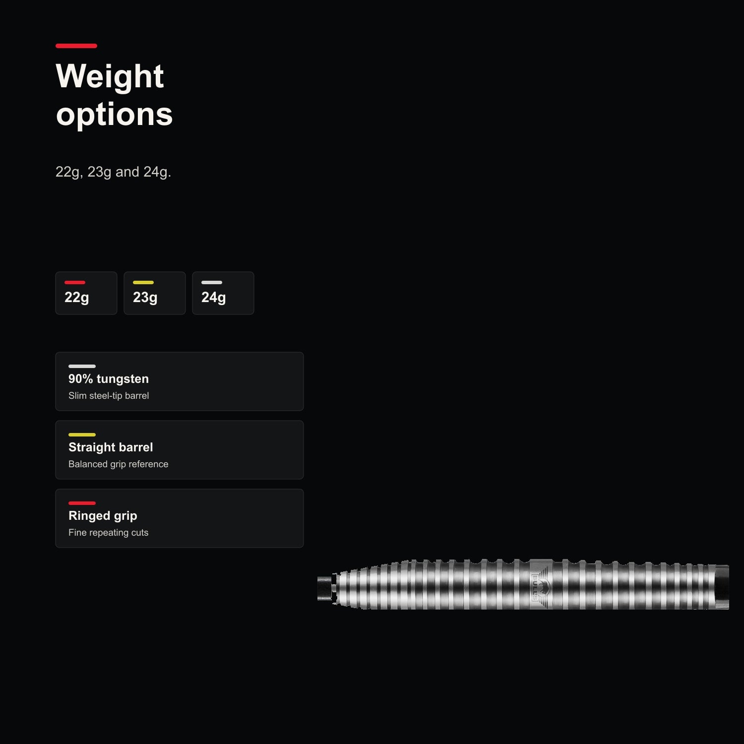 Bull's Max Hopp 90% Edition 4 darts weight options