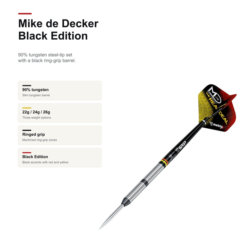 BULL'S Mike de Decker Black Edition 90% product profile