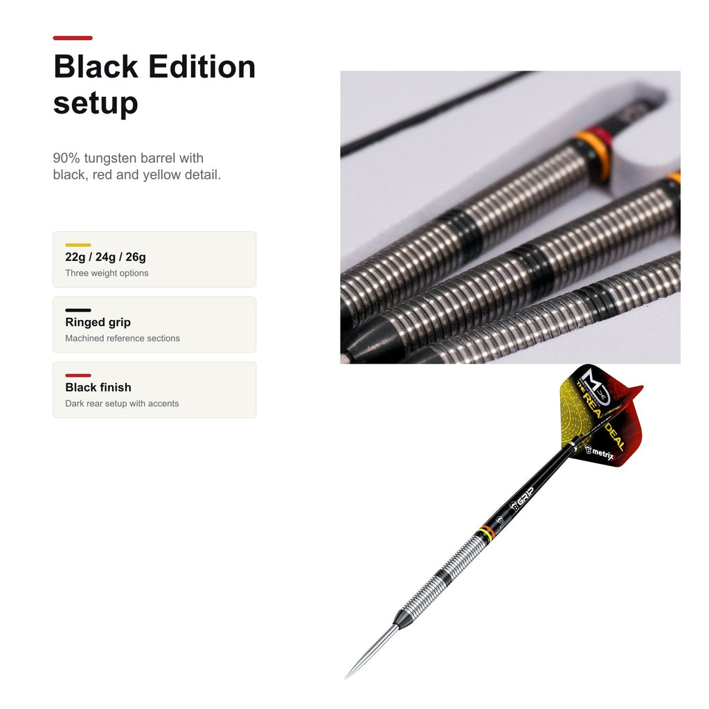 BULL'S Mike de Decker Black Edition 90% setup summary