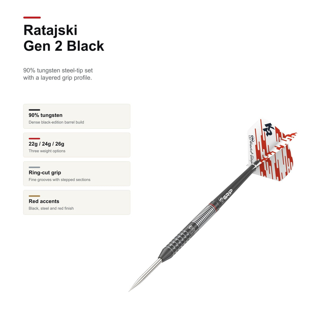 BULL'S Krzysztof Ratajski Generation 2 Black Edition 90% product profile