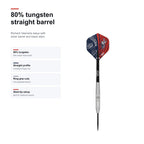 Bull's Richard Veenstra 80% tungsten straight barrel profile
