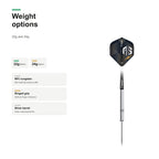 Bull's Ross Smith Steel Darts 90% Tungsten weight options