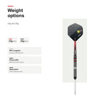 Bull's Rowby-John Rodriguez 90% Tungsten 23g and 25g darts