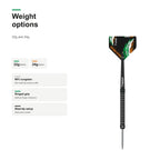 Bull's Steve Lennon 90% Tungsten darts weight options