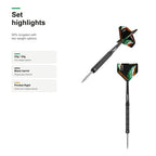 Bull's Steve Lennon 90% Tungsten darts set highlights