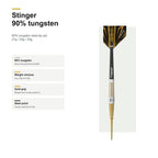 Bull's Stinger 90% Tungsten darts profile