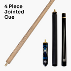 Jonny 8 Ball adjustable 57-inch 4-piece pool cue Cue + Case