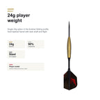 Cosmo Darts Andrew Gilding Discovery Label 90% 24g single weight
