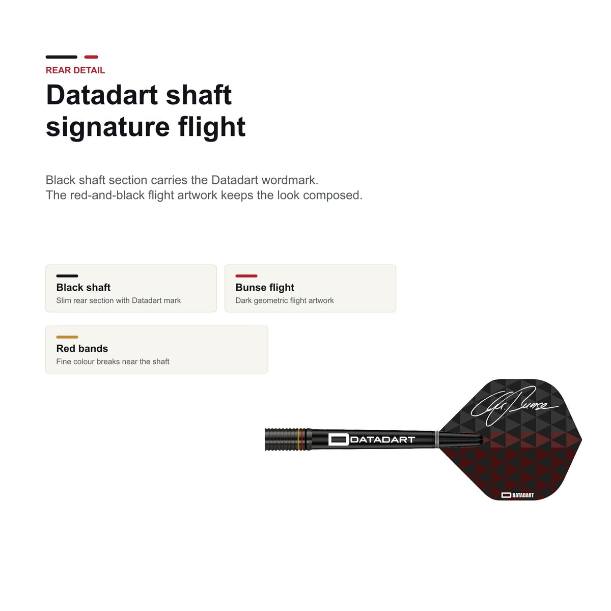 Datadart Christian Bunse 90% shaft and flight detail