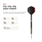 Datadart Christian Bunse 90% 21g 23g and 25g player weights