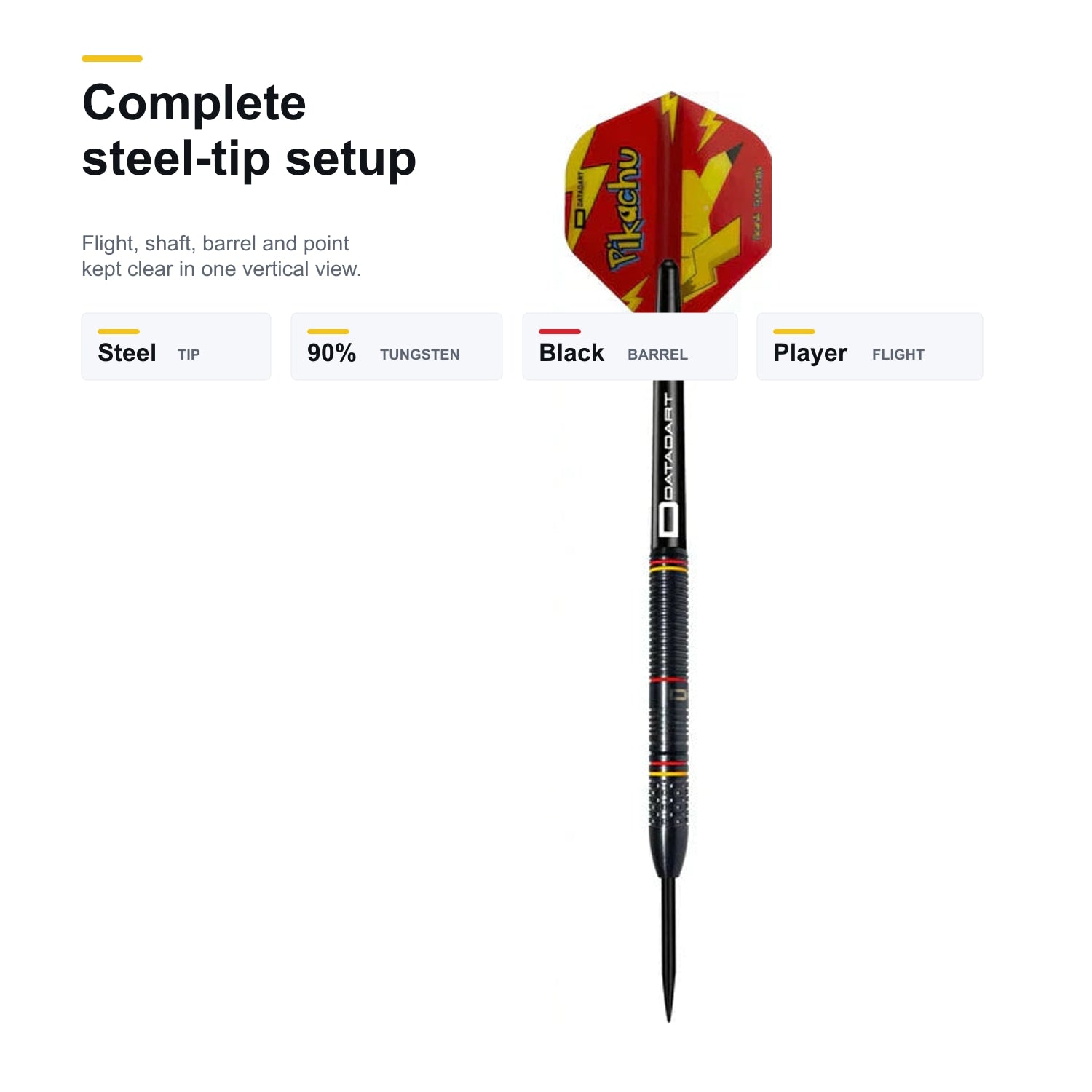 Datadart Ricardo Pietreczko 90% complete steel-tip setup image
