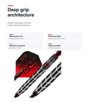 Harrows Atrax 95% deep grip architecture detail