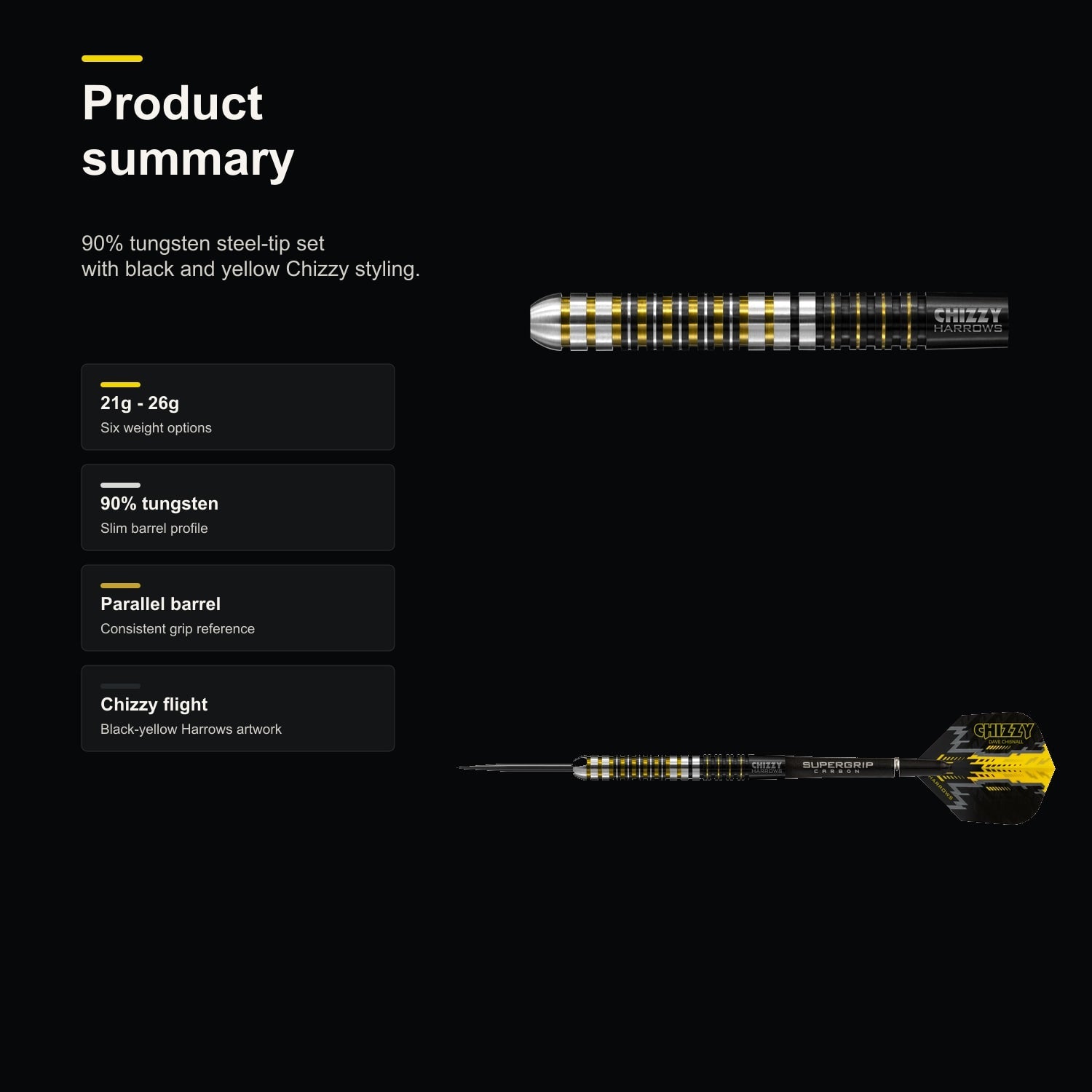Harrows Chizzy 90% product summary