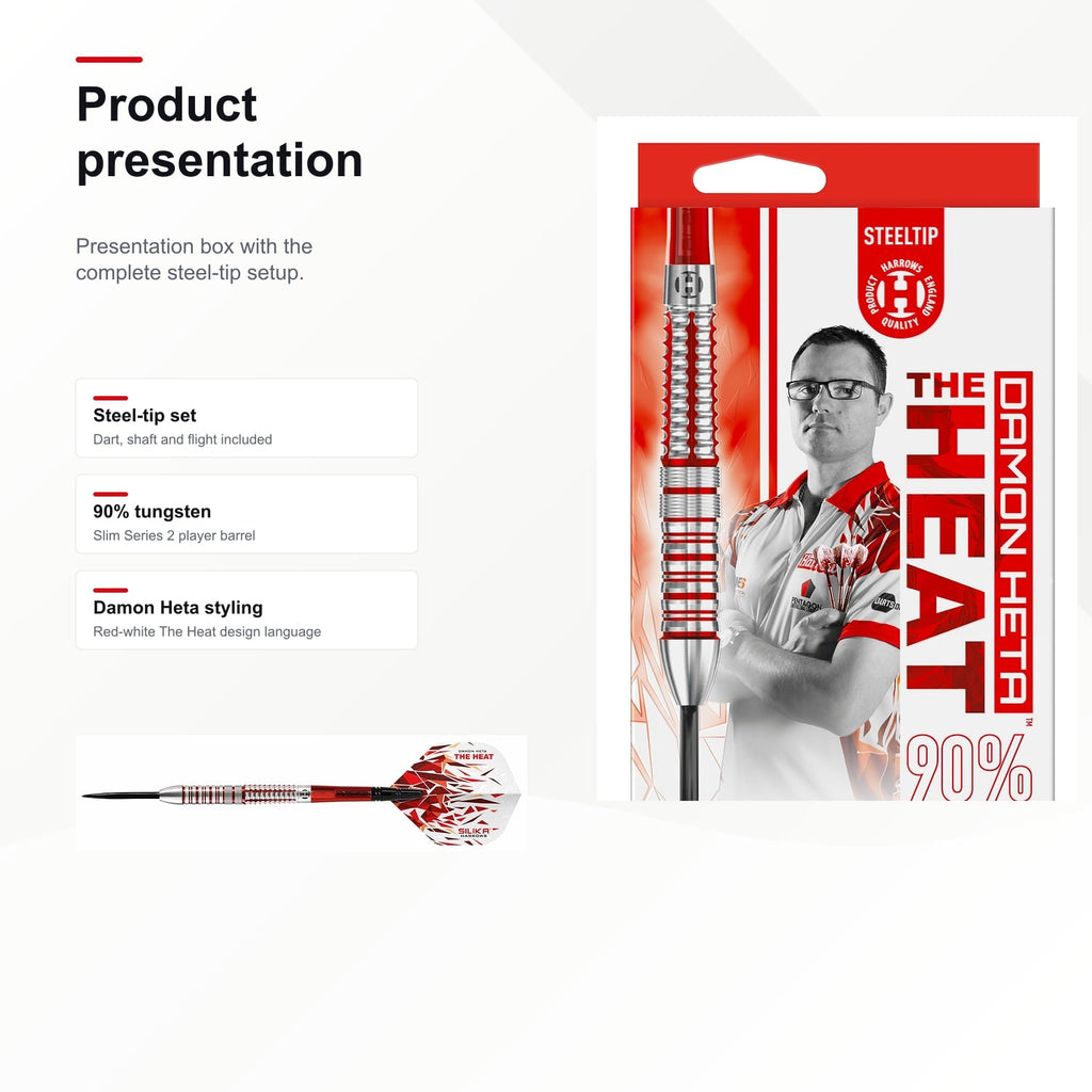 Harrows Damon Heta Series 2 90% darts product presentation