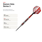 Harrows Damon Heta SERIES 3 90% tungsten darts feature image