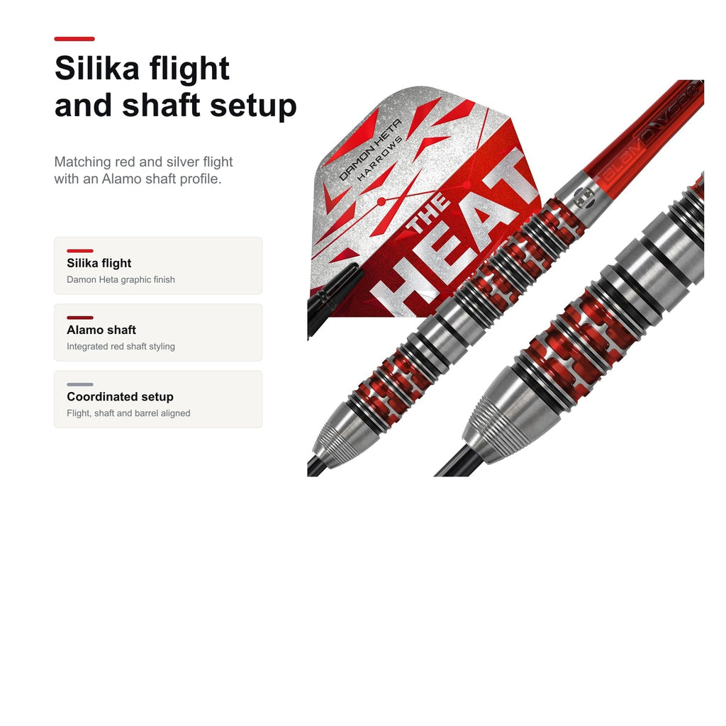 Harrows Damon Heta SERIES 3 90% Silika flight and Alamo shaft setup