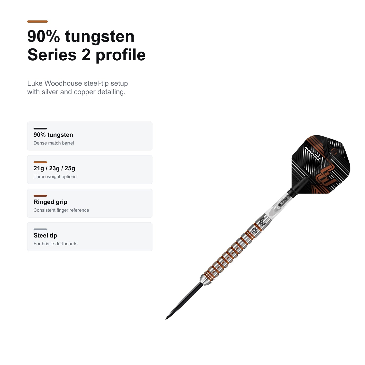 Harrows Luke Woodhouse Series 2 90% tungsten profile