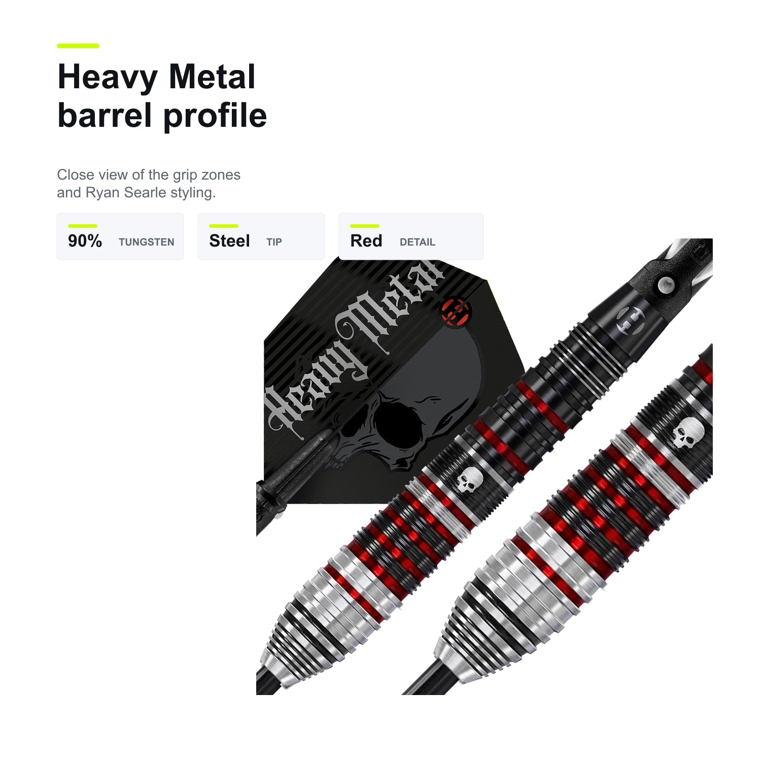 Harrows Ryan Searle series 2 90% barrel profile image