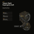 Harrows Taipan 90% flight and Supergrip Carbon shaft