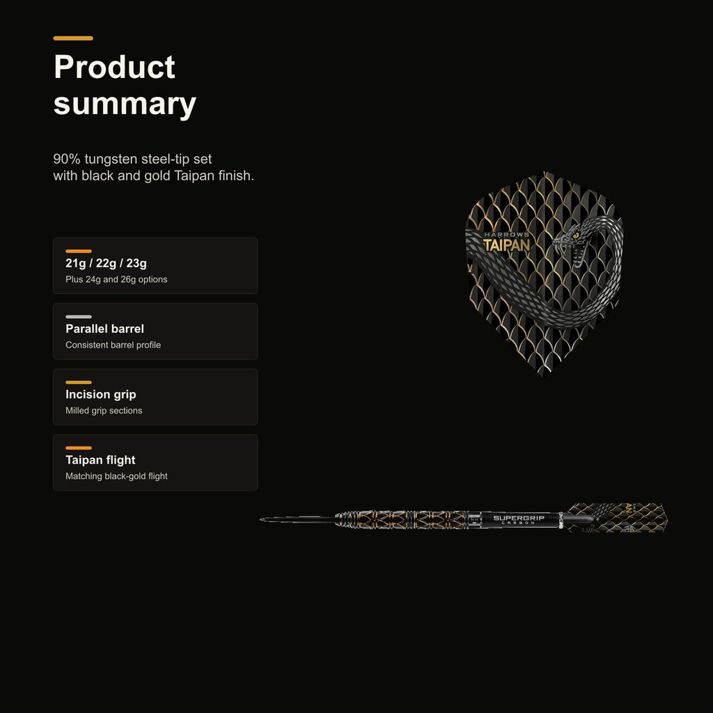 Harrows Taipan 90% product summary