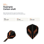 Harrows Toro 90% Supergrip Carbon and flight detail