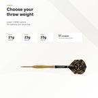 Harrows V-WING 90% darts weight options