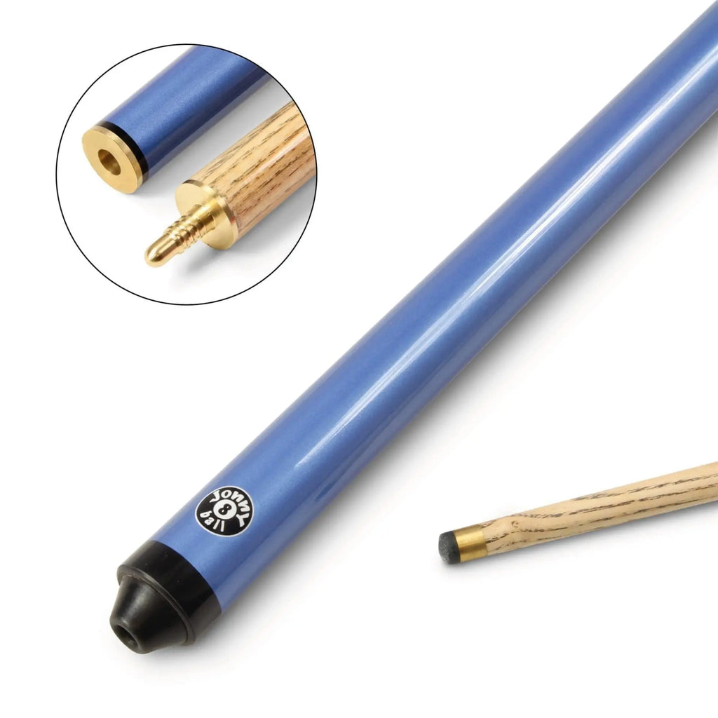 Jonny 8 Ball Blue Jet 52-inch cue Cue + Case