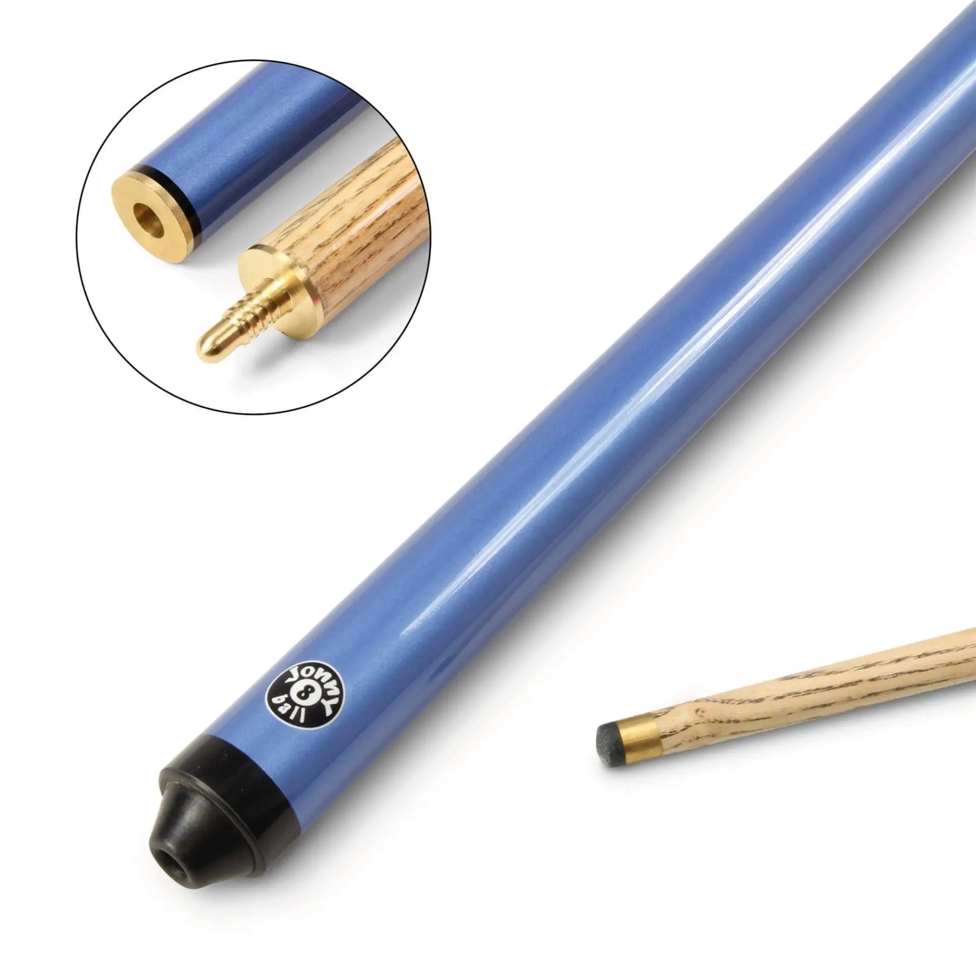 Jonny 8 Ball Blue Jet 52-inch cue Cue + Case