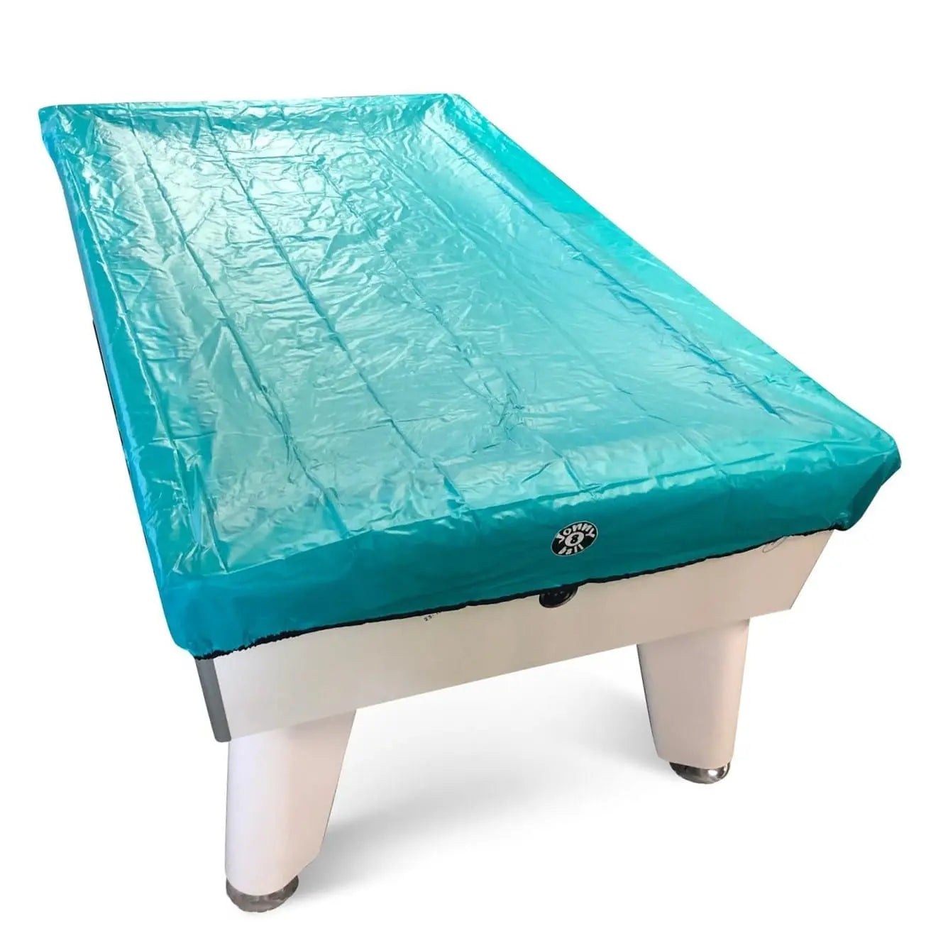 Jonny 8 Ball 7ft aqua fitted table cover Cue + Case