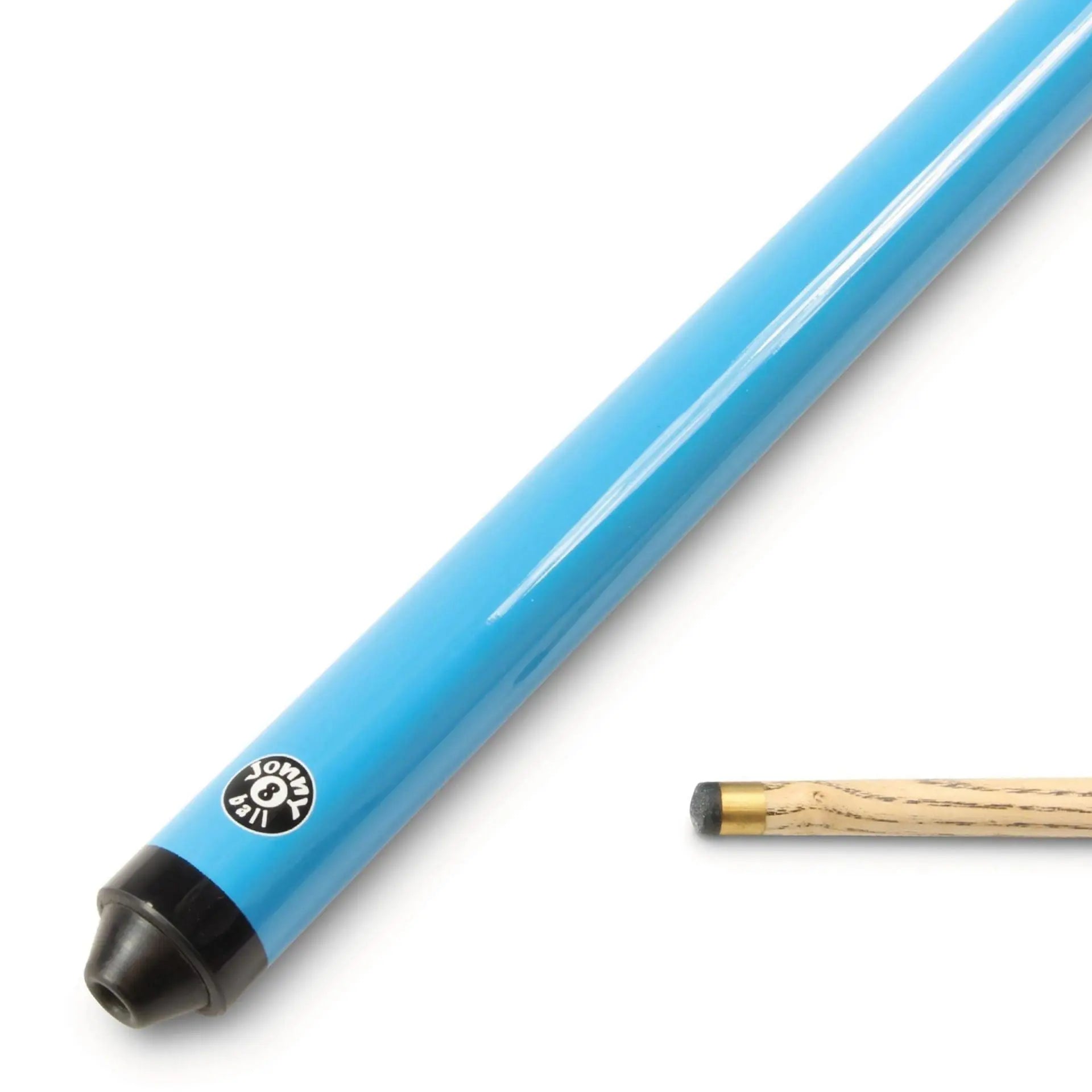 Jonny 8 Ball Neon Blue Jet 48-inch junior cue Cue + Case