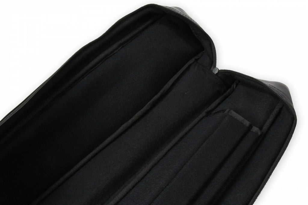 Baize Master dual soft black 2-piece cue case Cue + Case