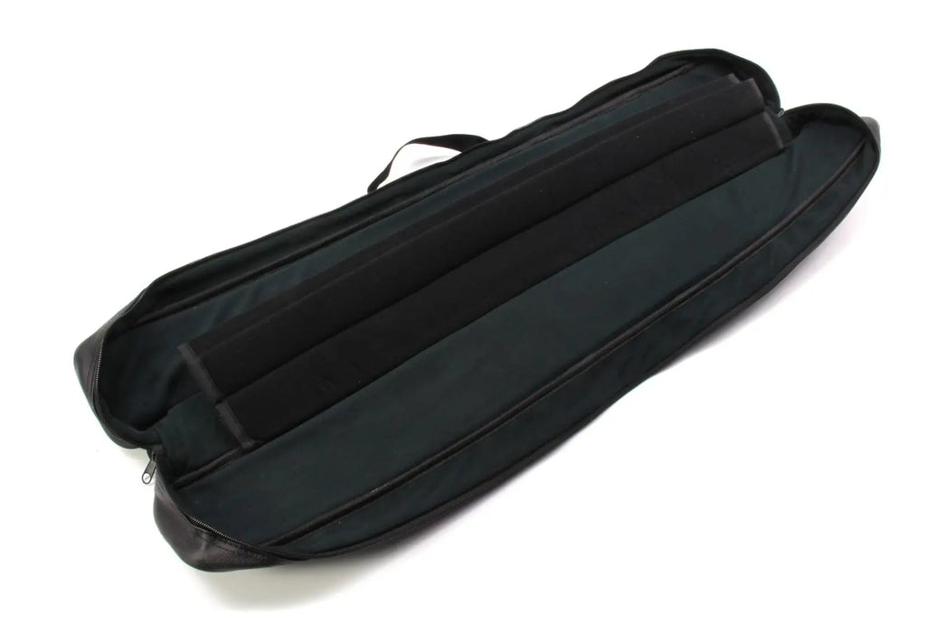 Baize Master dual soft black 2-piece cue case Cue + Case