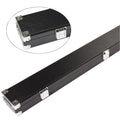 Long black hard 3/4 cue case - 121cm Cue + Case