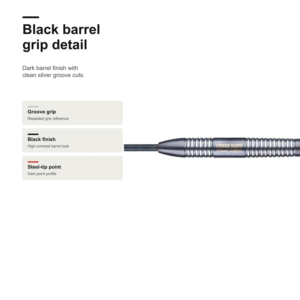 Legend Mensur Suljovic The Gentle 90% black groove detail image