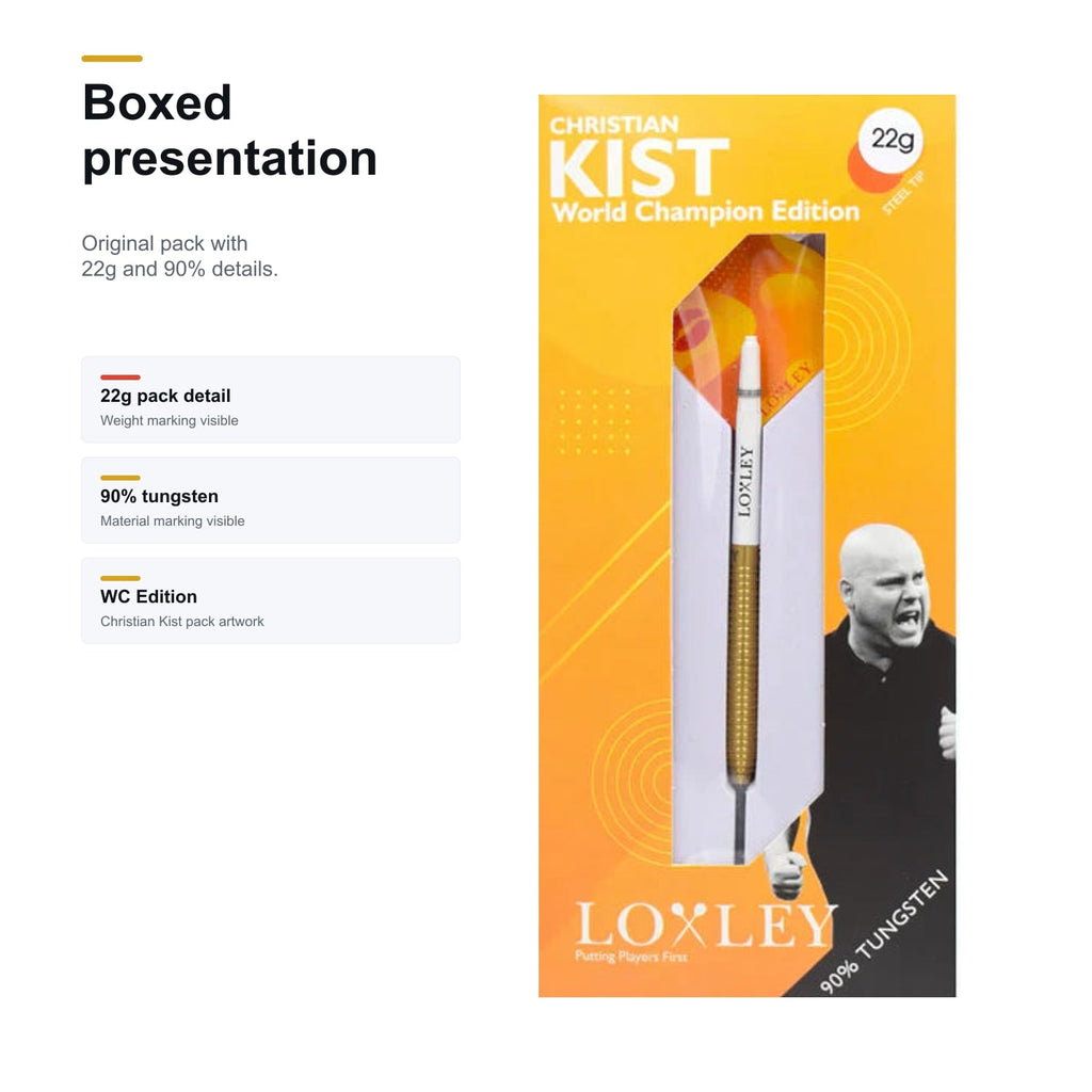 Loxley Christian Kist WC Edition 90% boxed presentation image