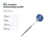 Loxley Featherweight Blue 90% darts tungsten featherweight profile